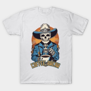 Coffee with skull T-Shirt